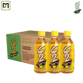 Trà xanh C2 hương chanh (thùng 24 chai x 500ml)