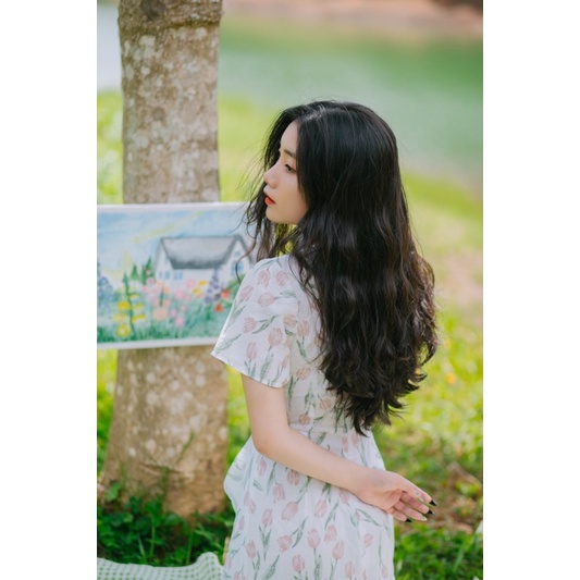 Váy Hoa Tulip Trắng