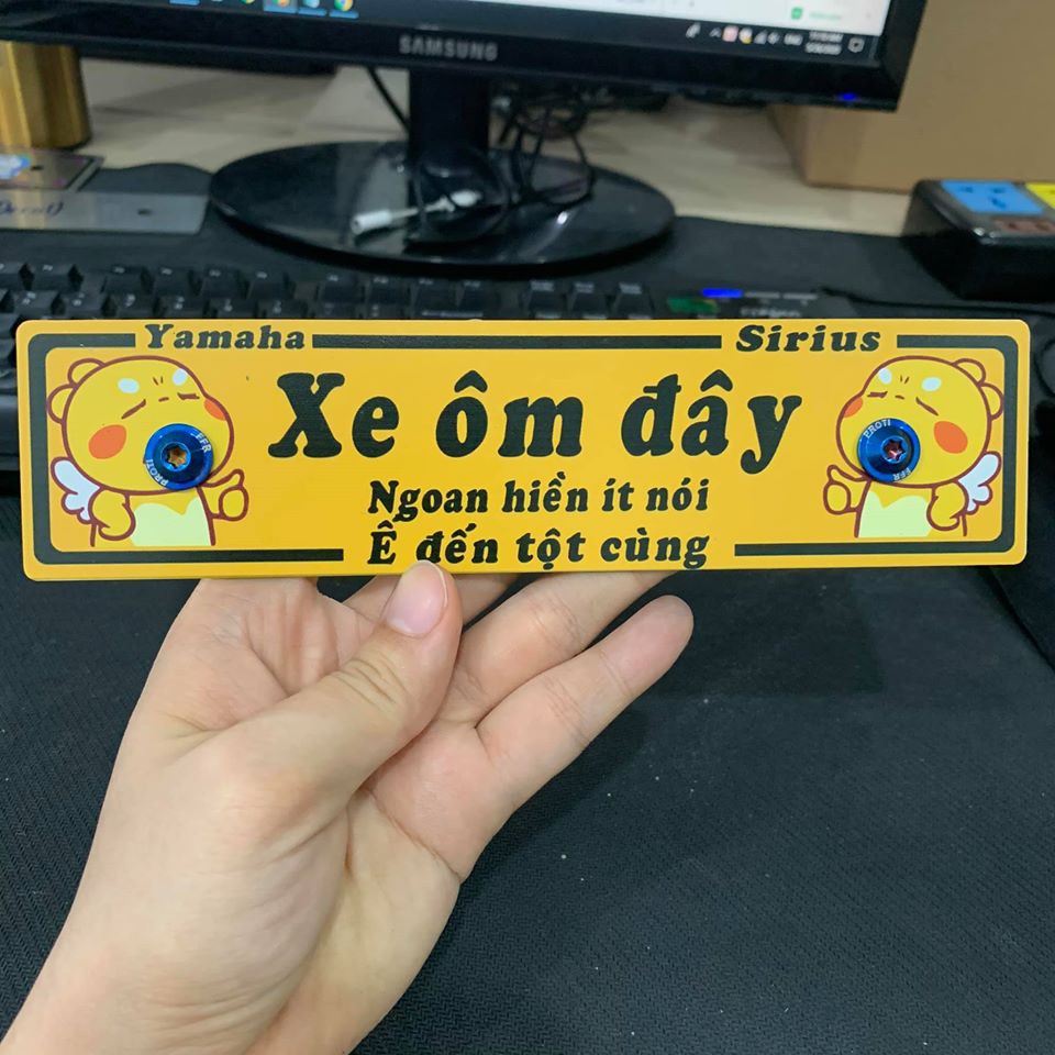 Bảng tên xe máy kiểu Thái - Thiết kế theo yêu cầu - SH02