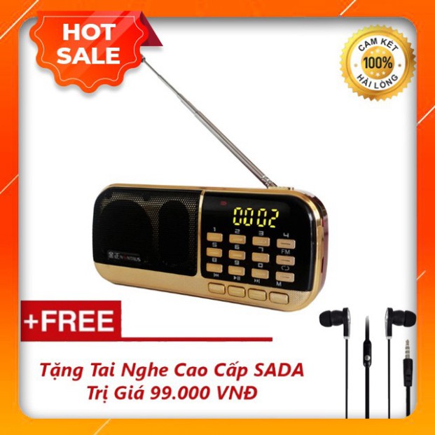 Đài Radio MP3 USB, Máy Nghe Nhạc Cầm Tay Walkman - B871 + Tặng Tai Nghe Nhét Tai Cao Cấp