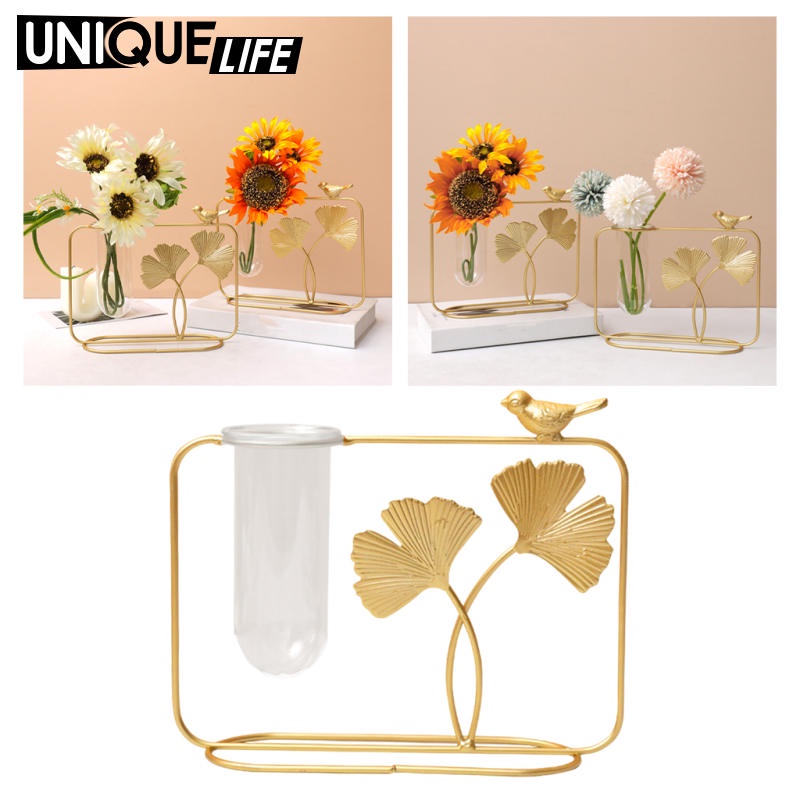 Bình hoa thủy canh bằng thủy tinh trong suốt để bàn trang trí nhà cửa/văn phòng