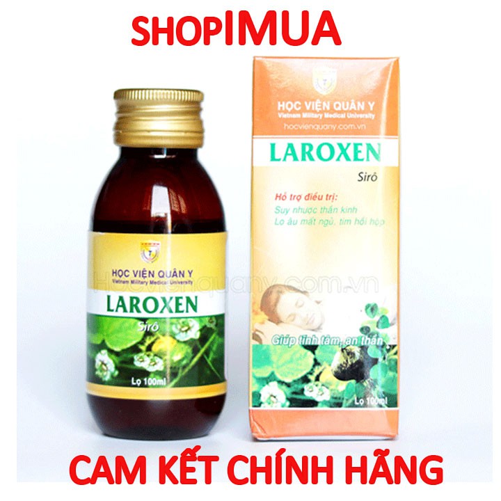 Siro Thảo Dược LAROXEN Học Viện Quân Y ngủ sâu giấc