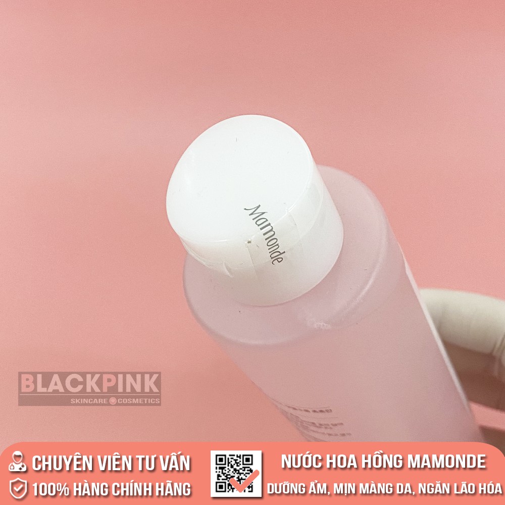 Nước Hoa Hồng Mamonde Toner 250ml - Dưỡng ẩm chuyên sâu, da mịn màng và ngăn ngừa lão hoá, an toàn cho người dùng