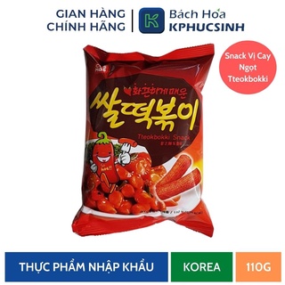 Snack vị cay ngọt tteokbokki 110g KPHUCSINH - Hàng Chính Hãng