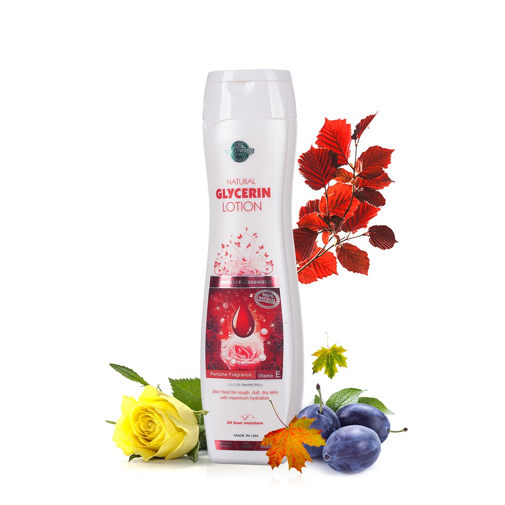 Lotion dưỡng thể bổ sung Glycerin cho da Natural Glycerin Lotion Hollywood Style 275ml