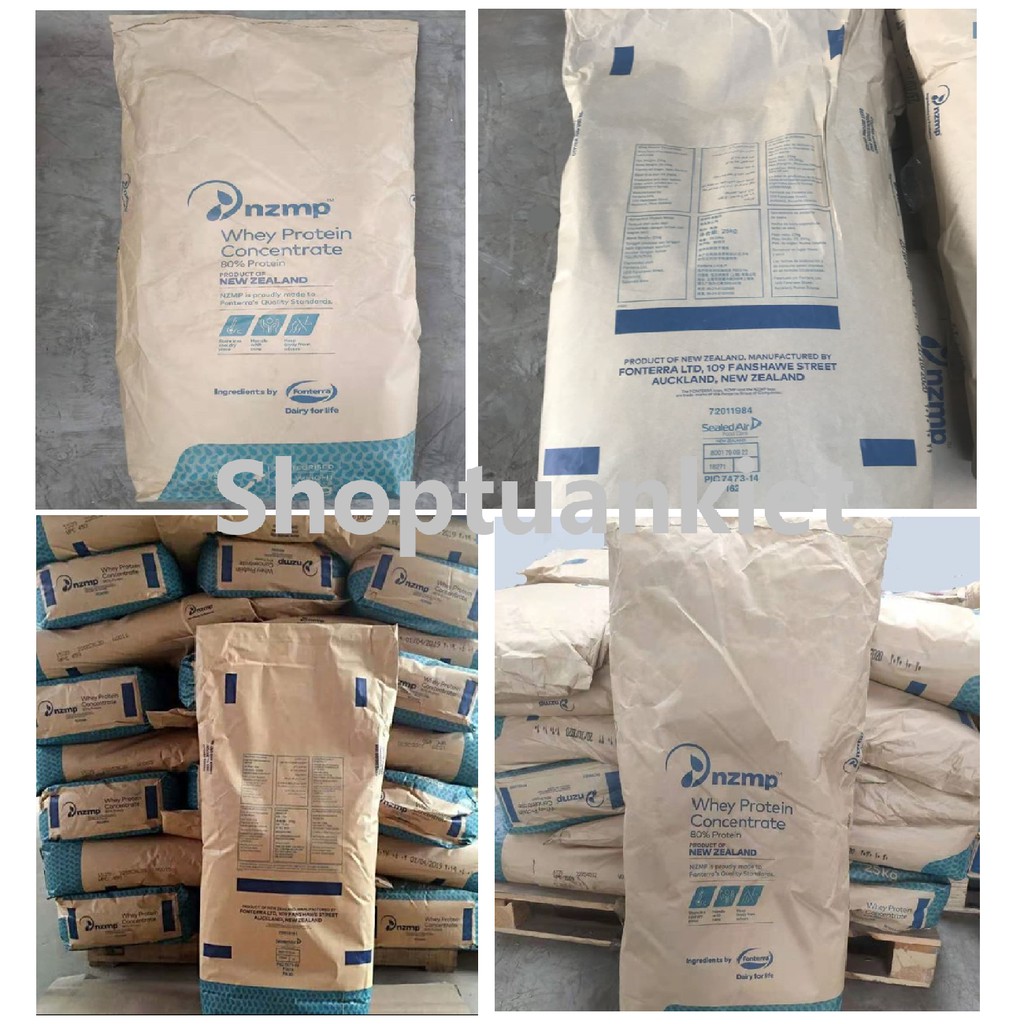 Mua 5Kg NZMP Tặng 1Kg NZMP Whey Protein Concentrate Đạm Whey Cô Đặc 80% New Zealand