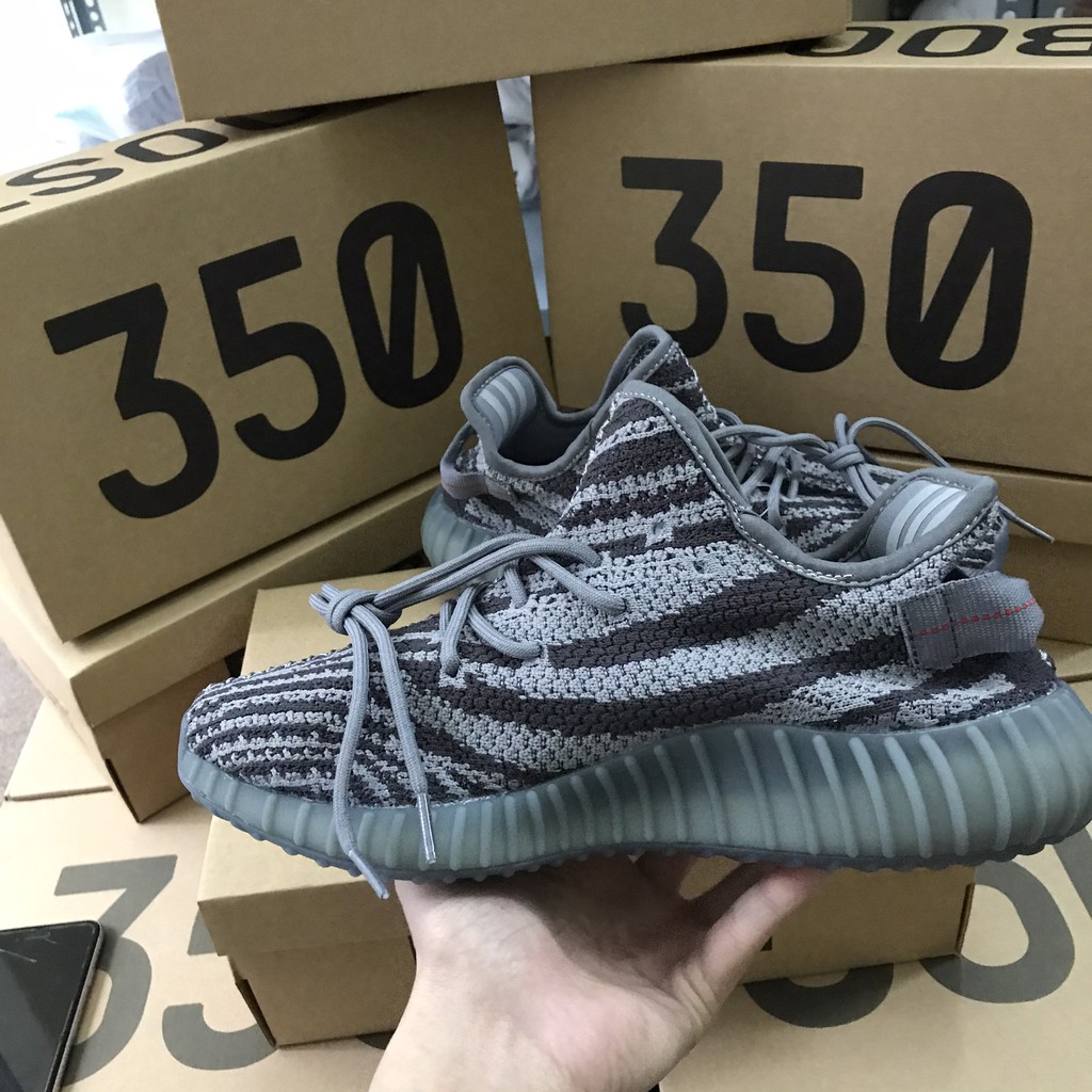 (Ảnh thật + Fullbox) Giày yz 350 xám chữ đỏ | BigBuy360 - bigbuy360.vn