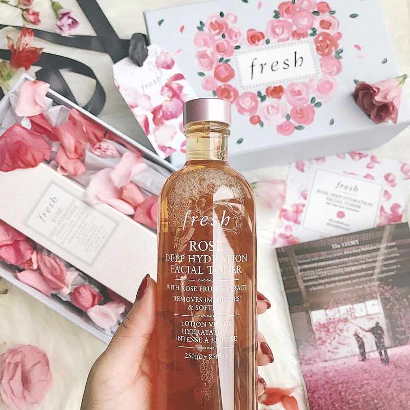 [Bản US - 250ML] Toner Cân Bằng Da Giữ Ẩm Chuyên Sâu - Fresh Rose Deep Hydration Facial Tone | BigBuy360 - bigbuy360.vn