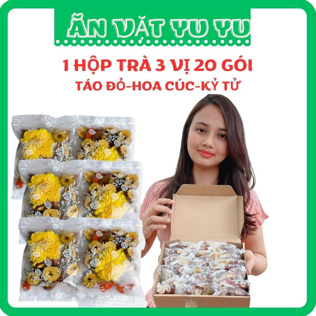 Hộp trà Táo đỏ -Hoa Cúc-Kỷ tử