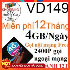 sim 4G Vinaphone miễn phí 1 năm không càn nạp tiền D500, VD89, VD149, D60G