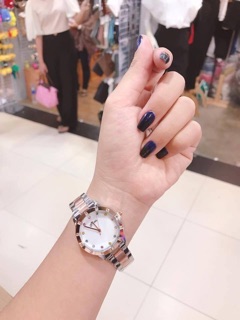 Đồng Hồ Nữ Mwatch Nạm Đá 