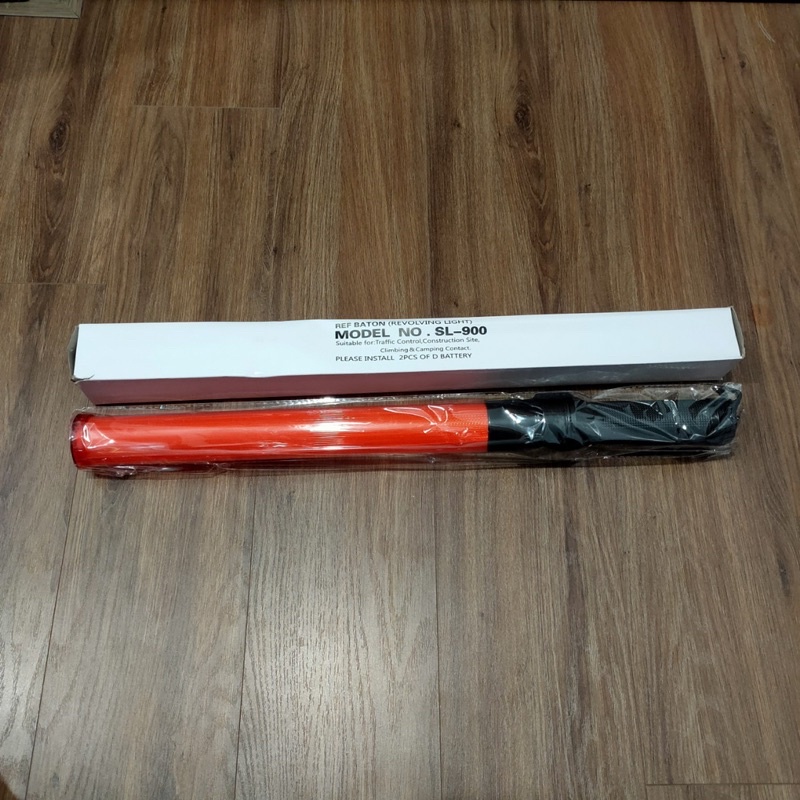 Gậy đèn chỉ huy giao thông dài 54cm CÓ SÁNG ĐÈN 50K - Gậy công trường