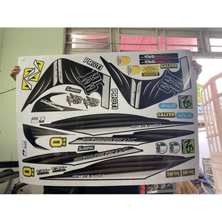 Ten rời xe exciter 2010 bạc đen