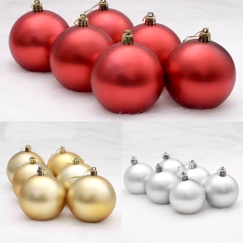 Set 6 Trái châu mờ 4cm/6cm/8cm/10cm