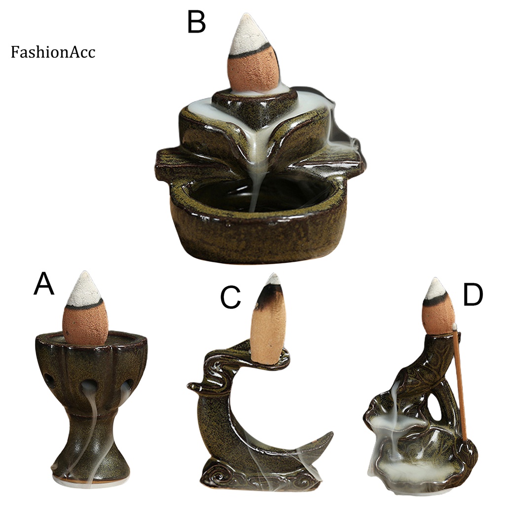 Đế Đốt Trầm Hương Hình Nón Thác Nước Dùng Trang Trí Nhà Cửa