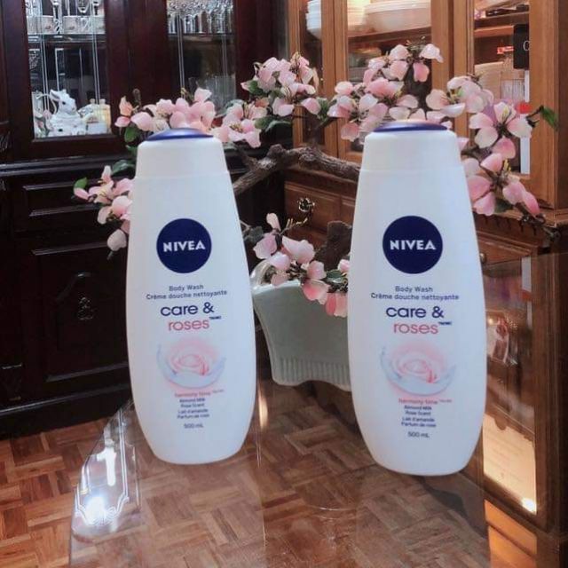 Sữa tắm Nivea Care & Roses 500ml