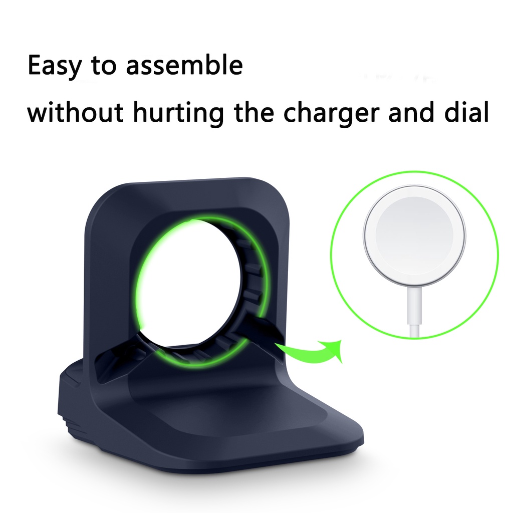 Giá Đỡ Bằng silicone Cho Đồng Hồ Apple watch serise 7 6 5 4 3 SE 3 2 iwatch 40mm 45mm 44mm 41mm 42mm 37mm