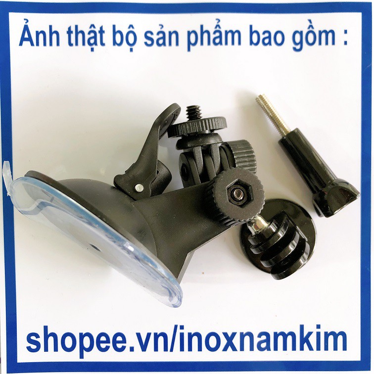 Đế Hít Kính GoPro, action cam - Chân Đế Gắn Kính ô tô Hút Chân Không - Gopro101