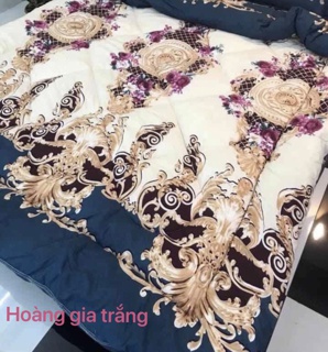 [GIÁ HỦY DIỆT] Bộ Chăn Phao 5 Món Ga Gối [Loại Bông Dày]