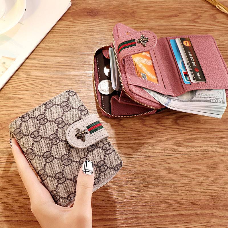 &lt;Ví nữ&gt;Ví Ngắn Mini Phong Cách Âu Mỹ Thời Trang 2023 Cho Nữ