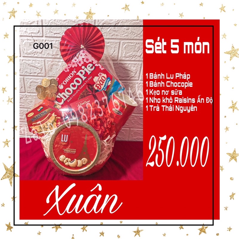 Giỏ quà tết 5 món | BigBuy360 - bigbuy360.vn