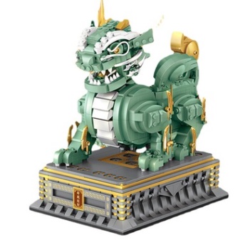 Đồ chơi lắp ráp mô hình Lego kỳ lân , Đồ Chơi Xếp Hình Giáo Dục Trẻ Em Loz 1921 Qilin, dành làm quà tặng,trang trí phòng