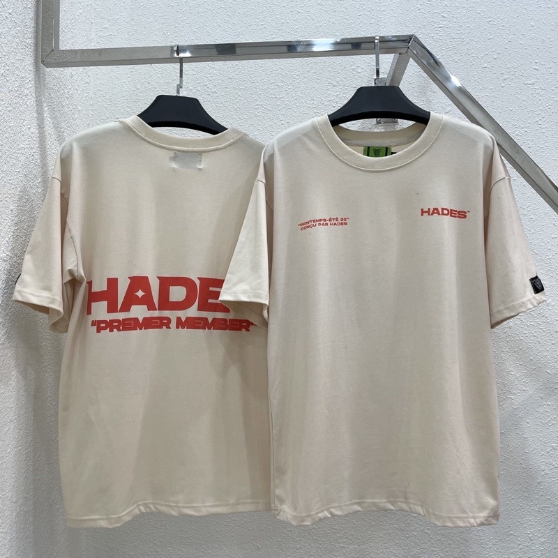 Áo Thun Tay Lỡ Unisex HADES PREMIER in nổi cao cấp Full Tag Vải dành cho nam nữ
