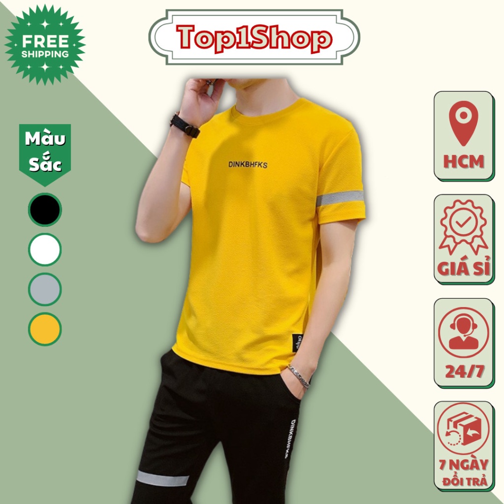 đồ bộ nam DINKBHFKS chất thun cao cấp siêu mát mùa hè đủ size nam nữ