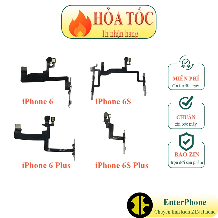 EnterPhone - Cáp nguồn iP 6/ 6S/ 6 Plus/ 6S Plus ZIN BÓC MÁY
