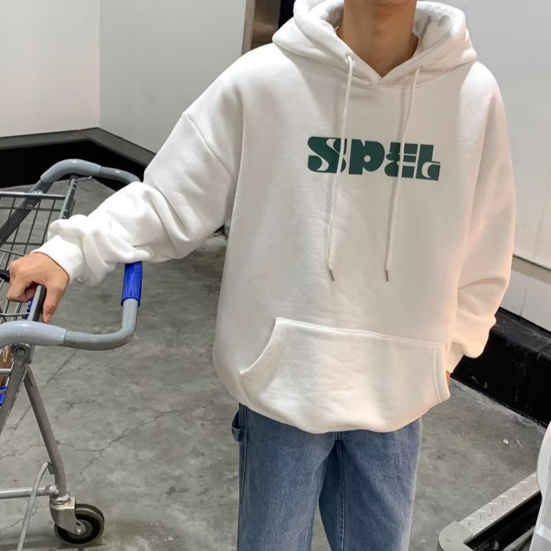Áo Hoodie Tay Dài In Chữ Thời Trang Dành Cho Cặp Đôi