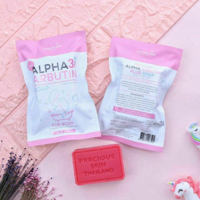 Soap Xà Phòng Tắm Trắng Da Body ALPHA ARBUTIN 3+ Plus 80g - Thái Lan | BigBuy360 - bigbuy360.vn