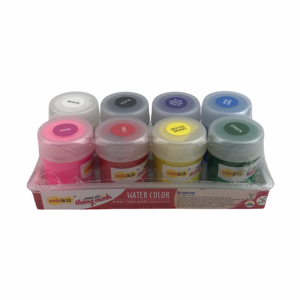 Màu nước Thiên Long dạng nước 8 màu Colorkit WACO-C03 BIGSUKA