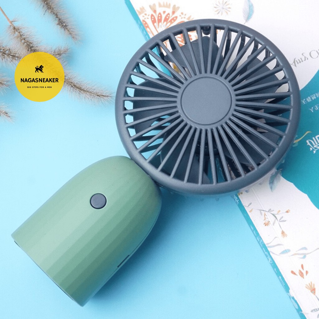 Quạt Mini Cầm Tay Mini FAN 3 cấp độ, gió mạnh pin lâu thiết kế đẹp chắc chắn