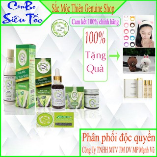 COMBO Sắc Mộc Thiên - Tinh Chất Tái tạo da -mặt nạ thải độc- Linh chi mộc