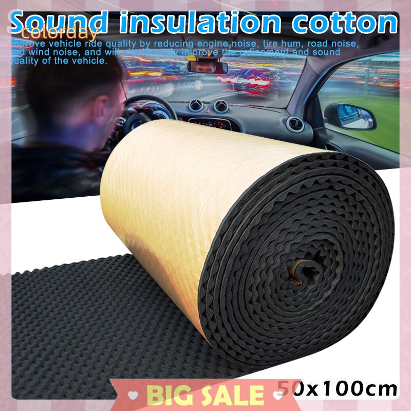 Thảm khử mùi cách âm thanh dày 100x50x2cm cho xe hơi