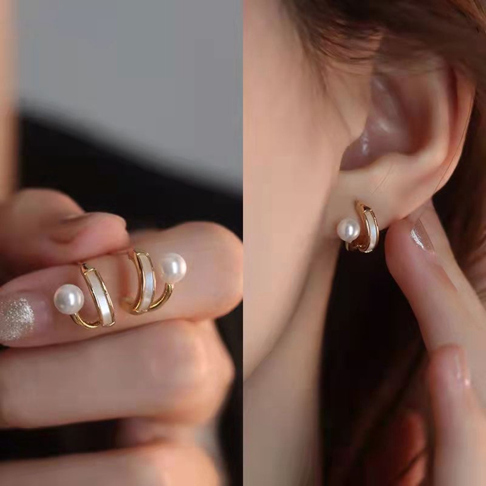 Bông Tai Ngọc Trai Thanh Lịch