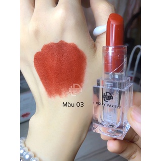 Son thỏi lì siêu mịn môi DOLLY VARIETY [Màu Cam nâu đất]
