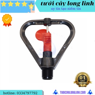 10 Béc Tưới Cây Phun Mưa Tưới Sân Vườn nối ren 21