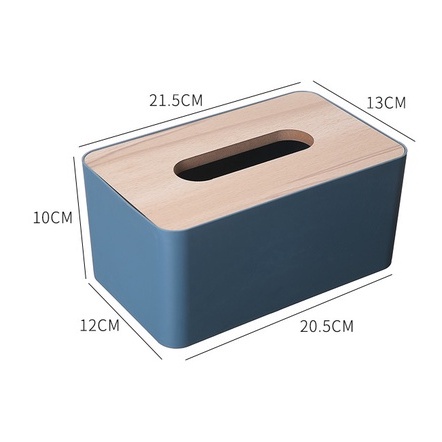 Hộp Đựng Khăn Giấy Hộp Đựng Giấy Ăn Thiết Kế Nắp Gỗ Tiện Lợi Màu Sắc Hiện Đại Sang Trọng.