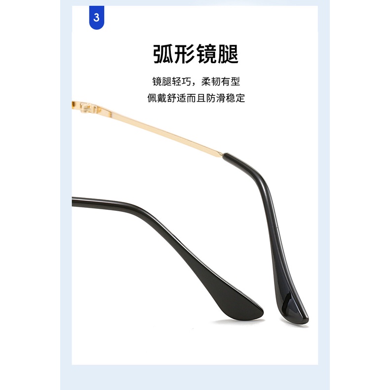 Kính Mát Gọng Tròn Kim Loại Chống Tia Bức Xạ Thời Trang Mới 2022
