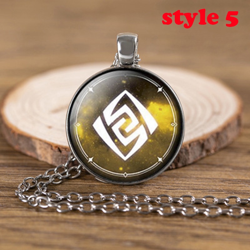 Vòng cổ mặt acrylic phong cách trò chơi Genshin Impact