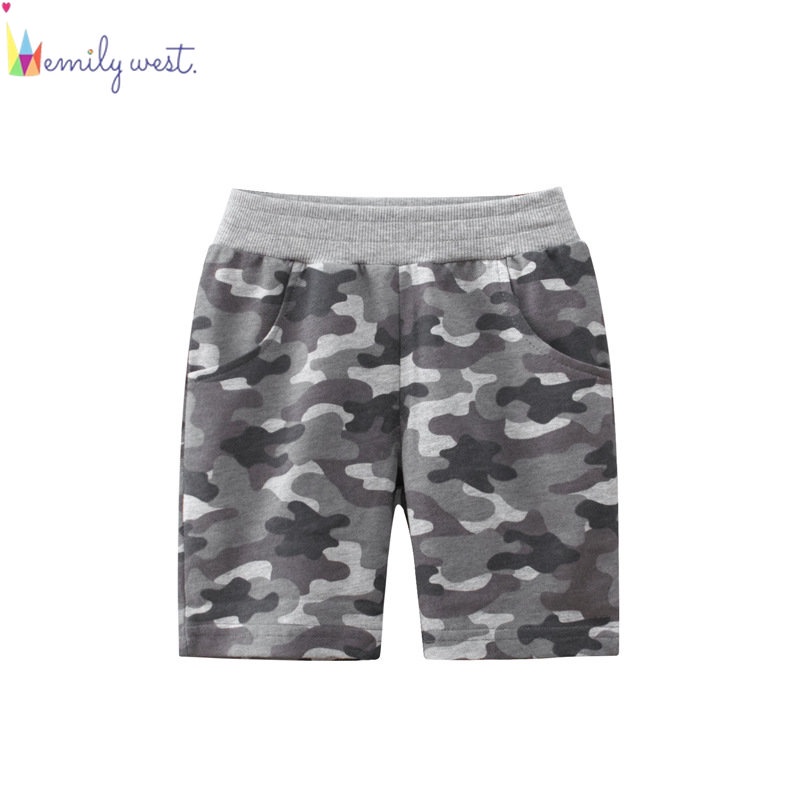 Quần Short Cotton In Họa Tiết Khủng Long Dễ Thương Thoải Mái Thời Trang Mùa Hè Cho Bé Trai 1-9 Tuổi