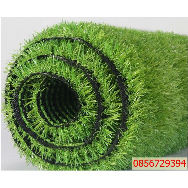 Thảm cỏ nhựa nhân tạo giá rẻ sợi cỏ dài 2cm, khổ ( rộng 2m)