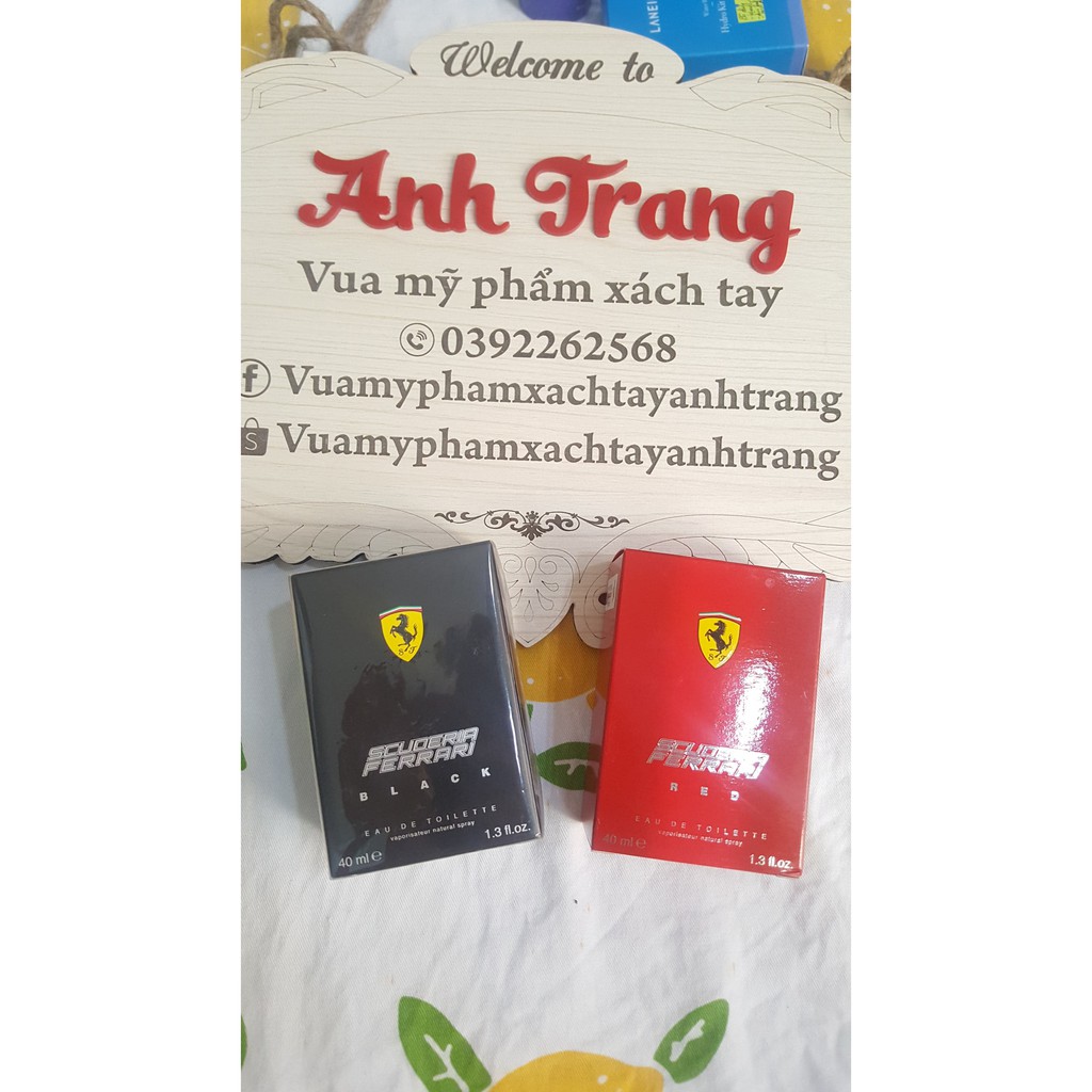 NƯỚC HOA FERRARI SCUDERIA BLACK OR RED cho nam