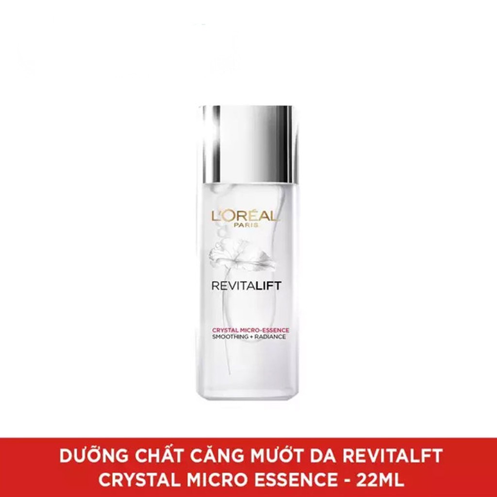 Dưỡng chất chất căng mướt da LOreal Paris Revitalift Crystal Micro Essence 22ml