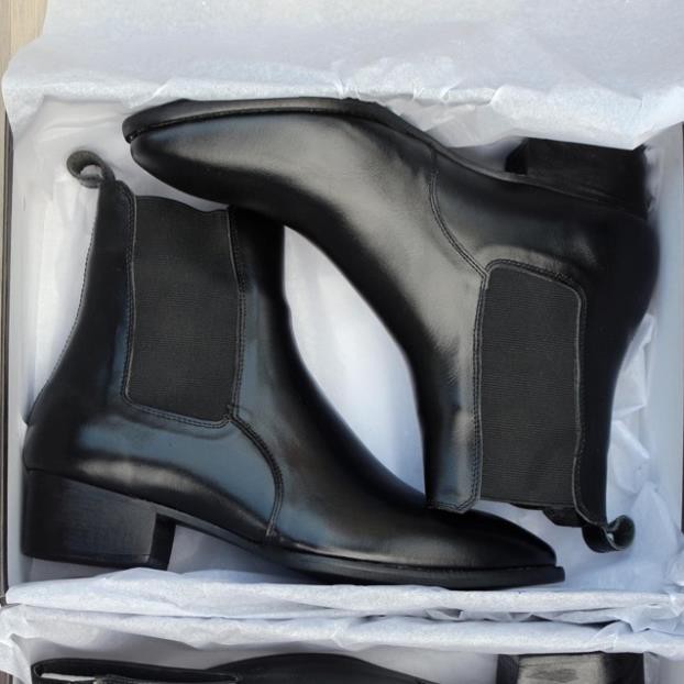 4cm Heel Chelsea Boots Classic -o97 ! :