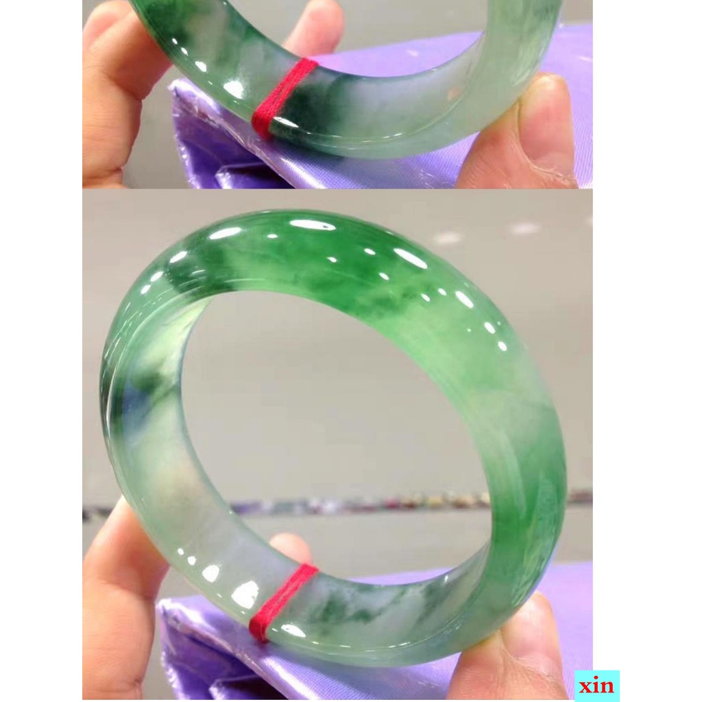 Vòng Tay Ngọc Bích Màu Xanh Lá Cây Hình Tròn Mặt Trời Nhân Tạo Sản Phẩm Cổ Điển Pit Myanmar Spicy Cho Nữ