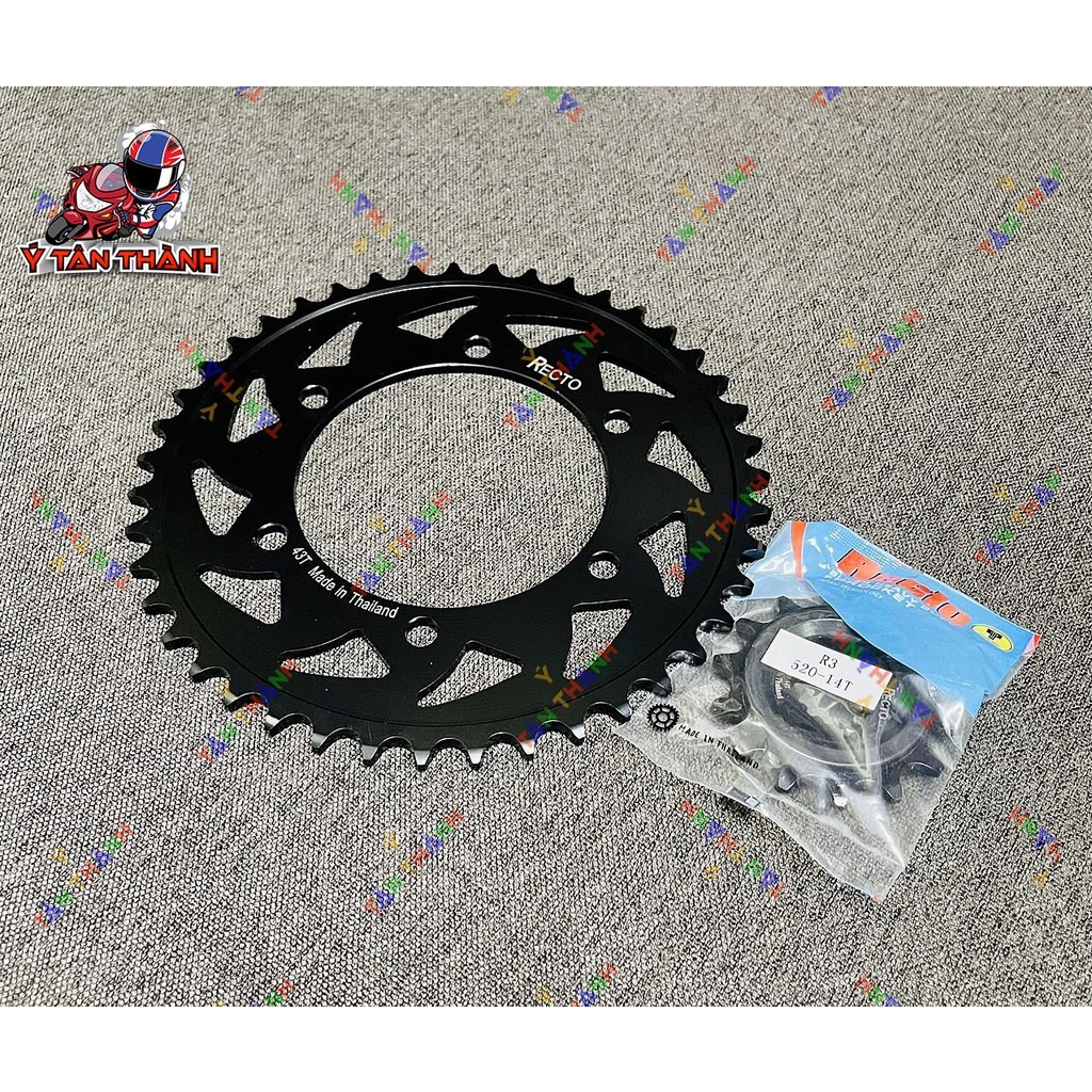 nhông đĩa recto xe moto R3 MS 216