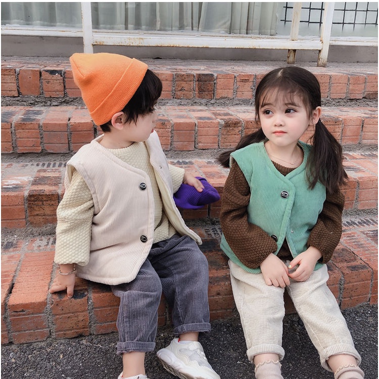 Áo Khoác cotton Lót Nhung Dày Dặn Giữ Ấm Mùa Đông Cho Bé