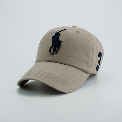 Mũ bóng chày chống nắng cho nam và nữ thể thao ngoài trời, mũ thêu 3D Cotton tiêu chuẩn ngựa lớn Paul POLO